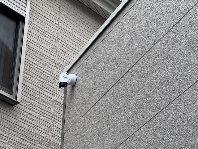 松戸市六実５丁目新築戸建（六実第12）の防犯設備|スマホで確認できる防犯カメラつき♪