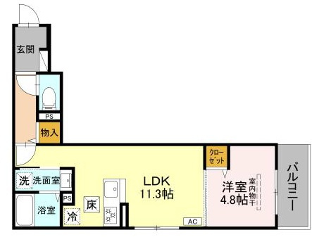 D-room大塚町の間取り