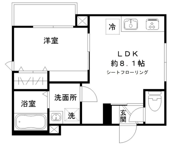 ビーンズハウスの間取り|間取りです。