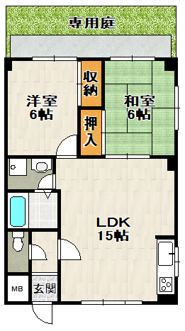 SERENO弐番館の間取り