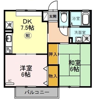 ハイツ平成の間取り