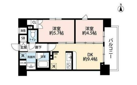 フォースター入谷の間取り
