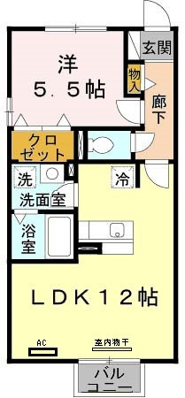 ラ・フォーレ名倉の間取り