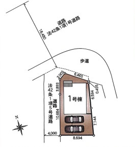 相模原市緑区二本松第３２の区画図
