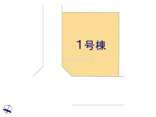 越谷市千間台西4丁目 新築分譲住宅の区画図
