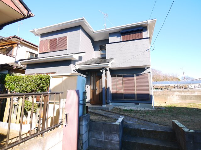 東金市東中　中古戸建の外観|内外装リフォーム済み令和7年12月  敷地約86坪バーベキューや菜園が可能です。平成8年10月築