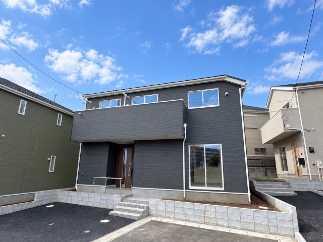 松戸市六実５丁目新築戸建（六実第12）の外観|6号棟外観・完成済み内覧可能です！
