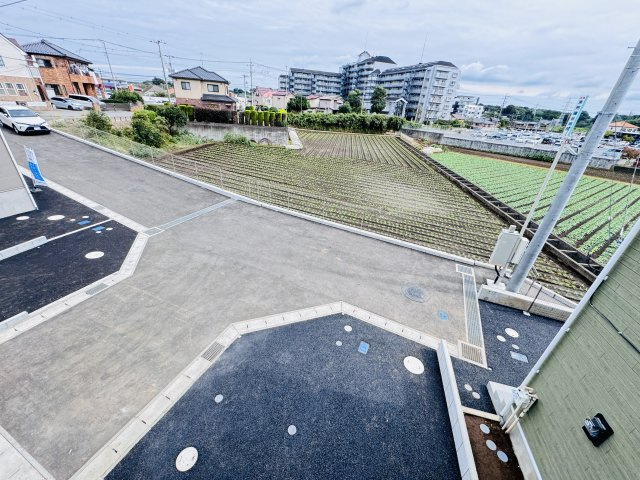 松戸市六実５丁目新築戸建（六実第12）の展望|バルコニーより道路側眺望