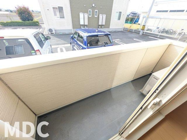 グリーンハイツ古城Aのバルコニー