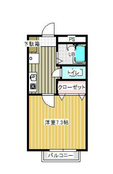 ベルメゾンSTの間取り