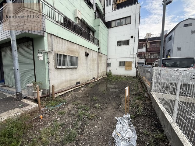 大阪市旭区高殿2丁目の前面道路含む現地写真