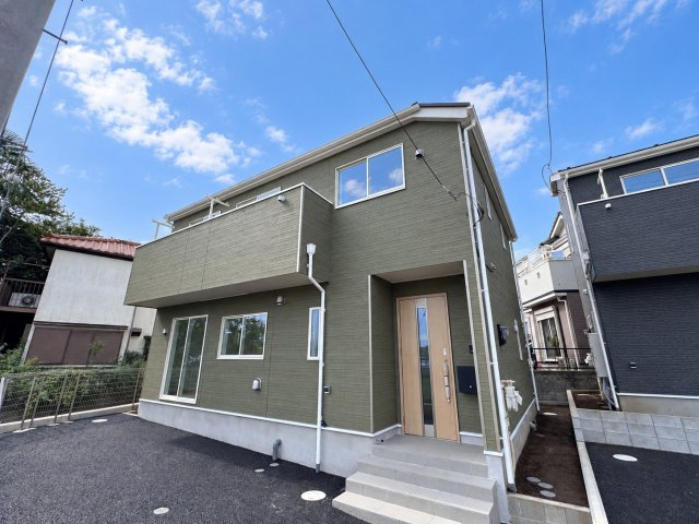 松戸市六実５丁目新築戸建（六実第12）の外観|7号棟外観・完成済み内覧可能です！