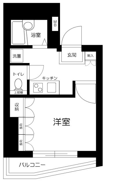 アヴィニティー品川戸越の間取り