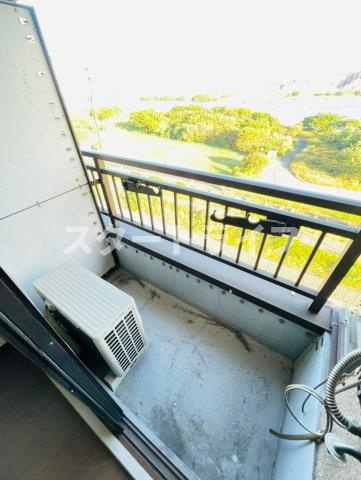 大阪市東淀川区柴島２丁目の賃貸マンションのバルコニー