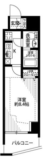 【間取り】 | プレール・ドゥーク高円寺Ⅱ | 間取りです。