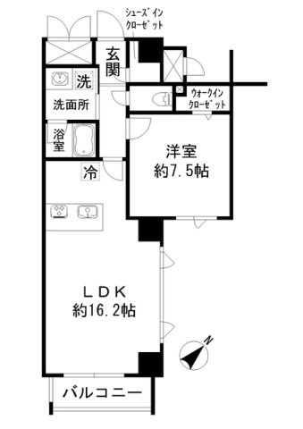ファインクレスト健和の間取り