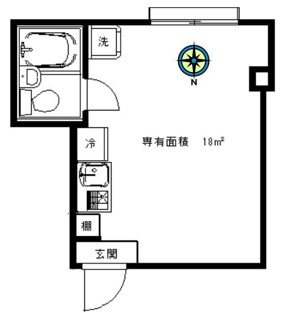 コーポ高田 の間取り