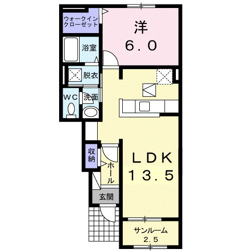 【間取り】 | フラン・アンジュ　Ⅰ