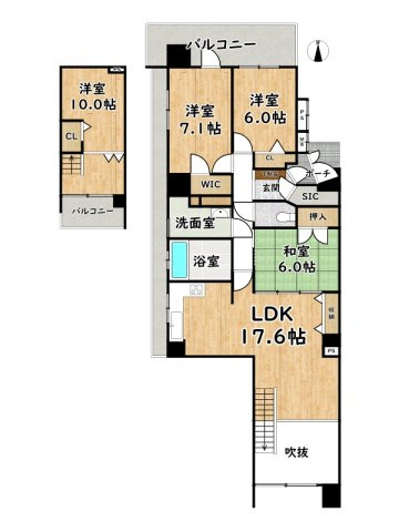 アルファステイツ姫路本町の間取り