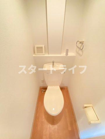大阪市淀川区東三国４丁目の賃貸マンションのトイレ