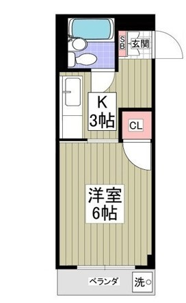 ベルメゾン並木の間取り