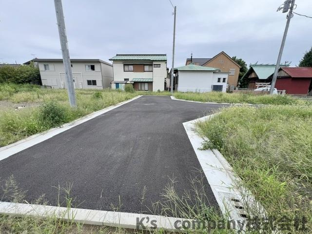 ◎茅ヶ崎市松尾　建築条件なし　売地　区画3の前面道路含む現地写真|前面道路の様子です◇