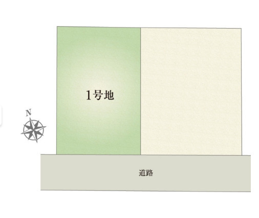 売中古戸建　沼津市寿町の区画図