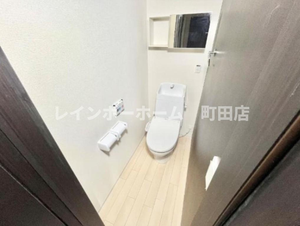 アプリコットD※初期費用分割後払いサービス利用可能物件のトイレ