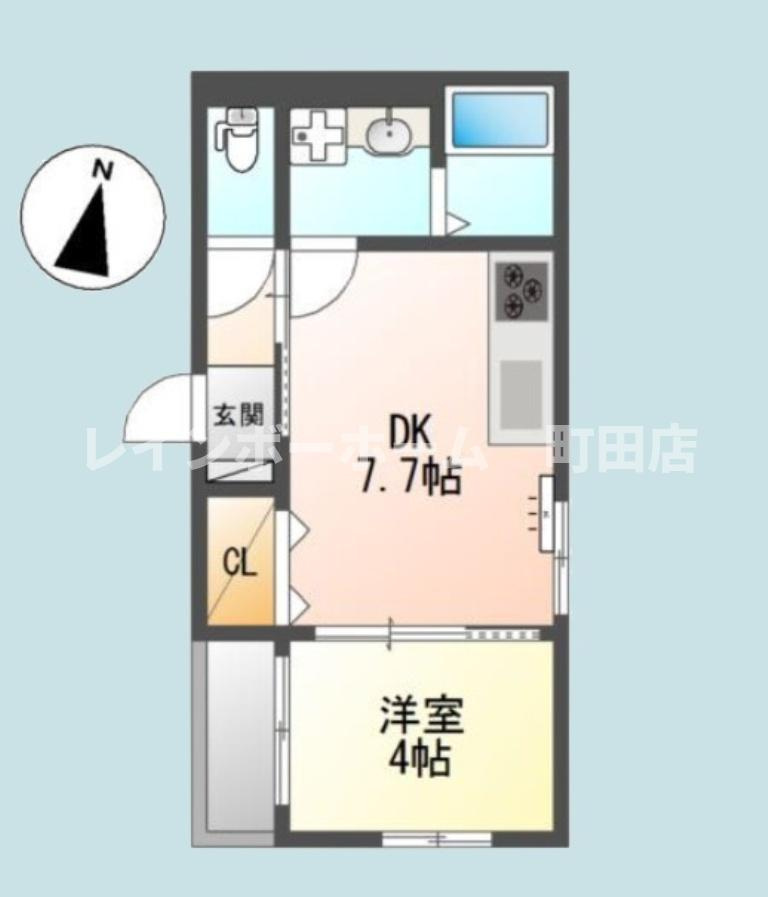 アプリコットD※初期費用分割後払いサービス利用可能物件の間取り
