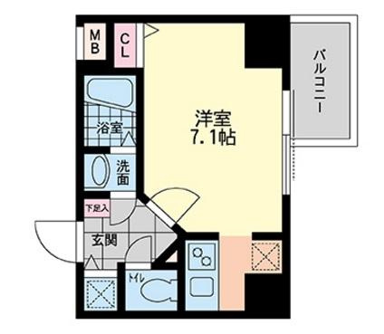 【間取り】 | S-RESIDENCE難波Briller