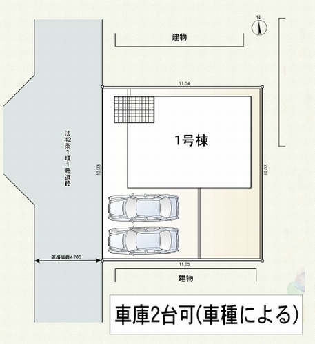 【仲介手数料０円】平塚市横内第30　新築一戸建ての区画図|平塚市横内第30　新築一戸建て