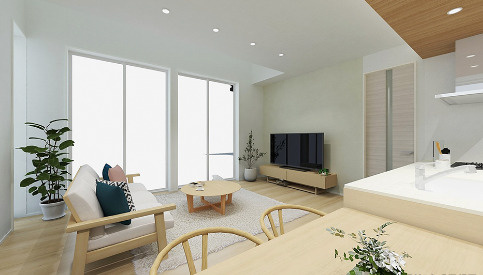 売新築戸建　三島市徳倉2丁目の居間・リビング