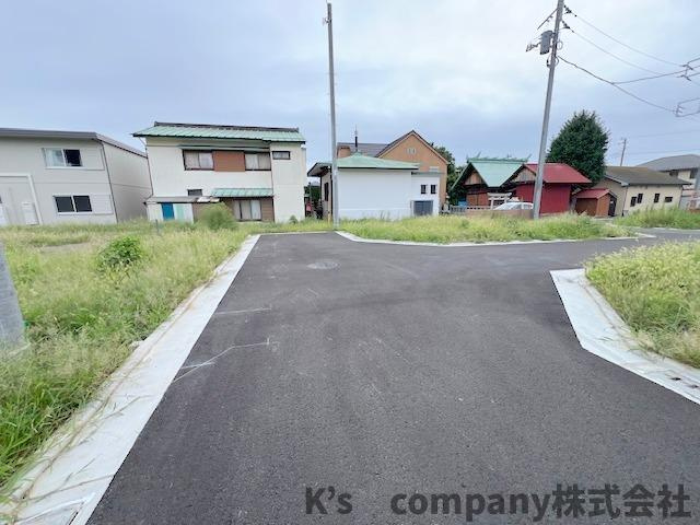 ◎茅ヶ崎市松尾　建築条件なし　売地　区画4の前面道路含む現地写真|前面道路の様子です◇