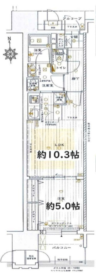 ラシュレ北浜 BRAVI不動産の間取り|【ラシュレ北浜】