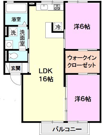 ガーデンコート車の間取り