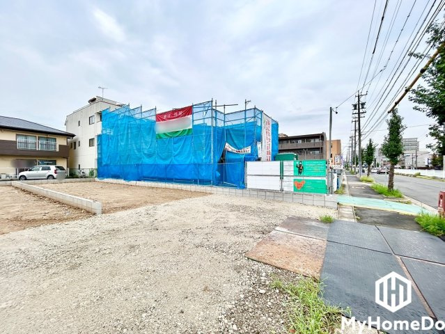 春日井市勝川町　6期の前面道路含む現地写真