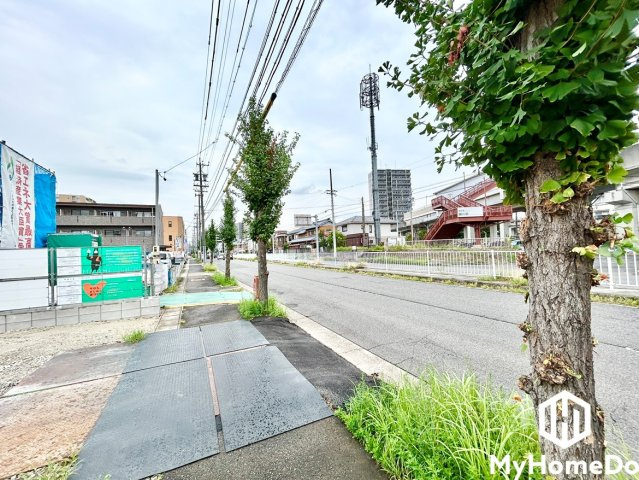 春日井市勝川町　6期の前面道路含む現地写真