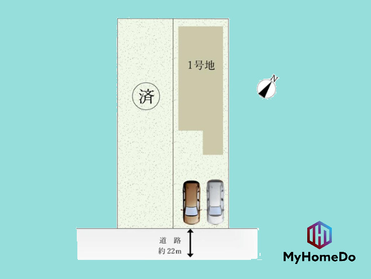 春日井市勝川町　6期の区画図