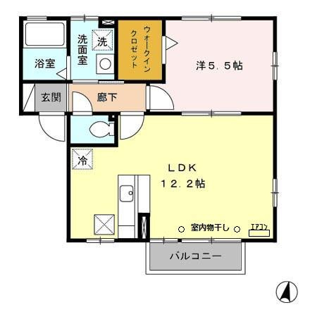 ルミエール(毛呂山)の間取り