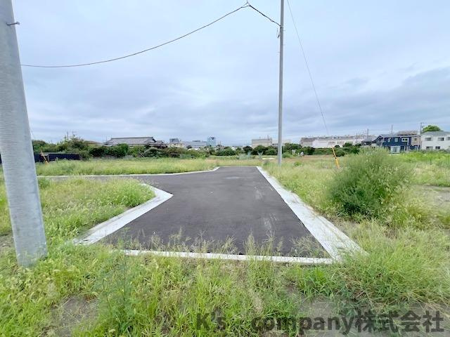 ◎茅ヶ崎市松尾　建築条件なし　売地　区画6の前面道路含む現地写真|前面道路の様子です◇
