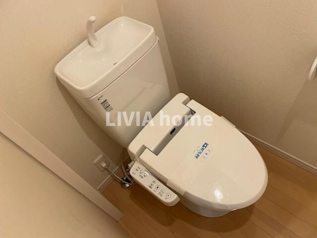 品川区旗の台１丁目のアパートのトイレ