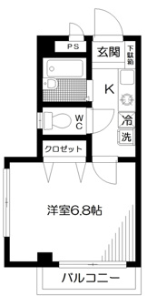 【間取り】 | メゾン中野 | 間取りです。