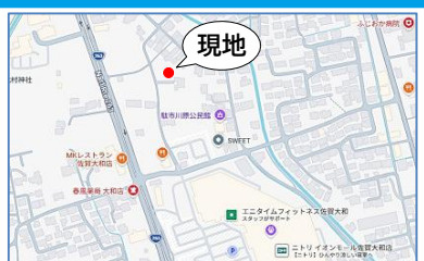 佐賀市大和町大字尼寺7期1区画 13号棟の地図
