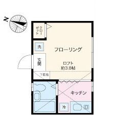 【間取り】 | ロッソ池上Ａ
