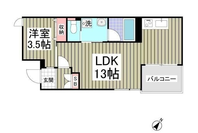 ジャルディーノの間取り