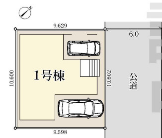 【区画図】 | 白岡市小久喜2期　新築戸建　全1棟　1号棟