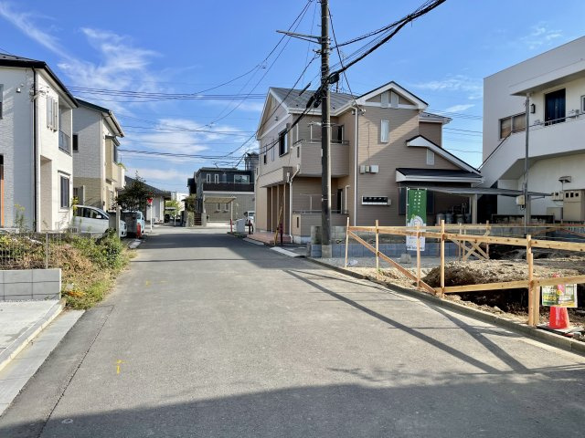 【前面道路含む現地写真】 | 白岡市小久喜2期　新築戸建　全1棟　1号棟 | 10/12撮影