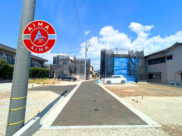 福岡市博多区麦野1丁目第1-4棟（1号棟）の前面道路含む現地写真|見学の時間などお気軽にお問い合わせ下さい。