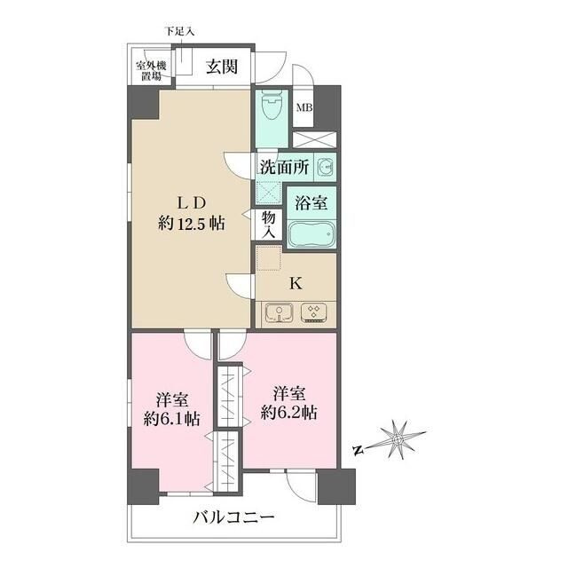 パークフラッツ日本橋馬喰町の間取り