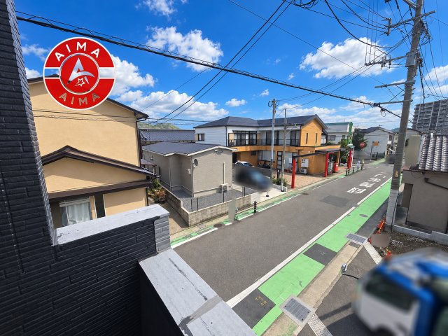 福岡市博多区麦野1丁目第1-4棟（6号棟）の展望|窓から緑が見える物件も魅力的です。